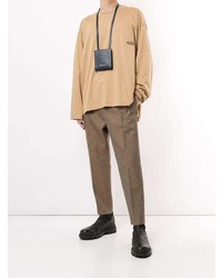 beige Langarmshirt von Wooyoungmi