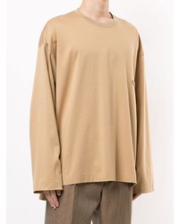 beige Langarmshirt von Wooyoungmi