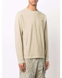 beige Langarmshirt von Stone Island