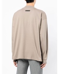 beige Langarmshirt von FEAR OF GOD ESSENTIALS