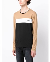 beige Langarmshirt von BOSS