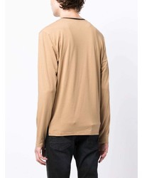 beige Langarmshirt von BOSS