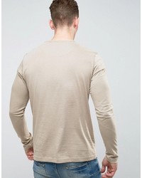 beige Langarmshirt von Brave Soul