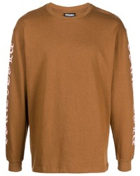 beige Langarmshirt von Pleasures