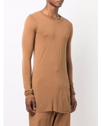 beige Langarmshirt von Rick Owens