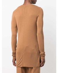 beige Langarmshirt von Rick Owens