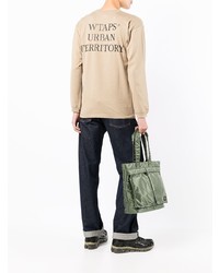 beige Langarmshirt von WTAPS