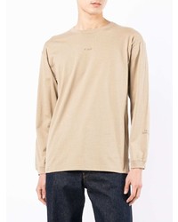 beige Langarmshirt von WTAPS