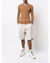 beige Langarmshirt von Rick Owens