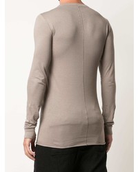 beige Langarmshirt von Rick Owens