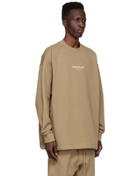 beige Langarmshirt von Essentials