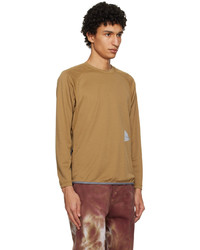 beige Langarmshirt von And Wander