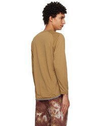 beige Langarmshirt von And Wander