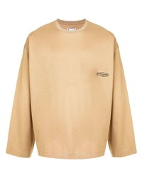 beige Langarmshirt von Wooyoungmi