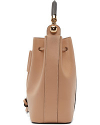 beige Leder Beuteltasche von Chloé