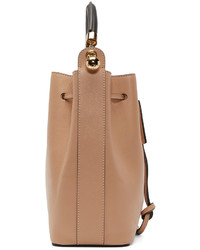 beige Leder Beuteltasche von Chloé