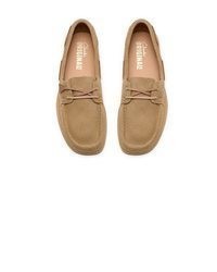 beige Leder Bootsschuhe von Clarks