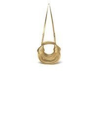 beige Leder Clutch von autolock