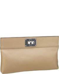 beige Leder Clutch von Joop!