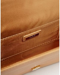 beige Leder Clutch von Aldo