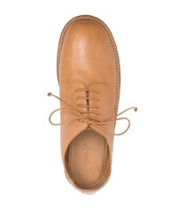 beige Leder Derby Schuhe von Marsèll