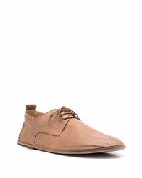 beige Leder Derby Schuhe von Marsèll