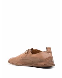 beige Leder Derby Schuhe von Marsèll