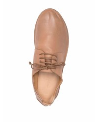 beige Leder Derby Schuhe von Marsèll