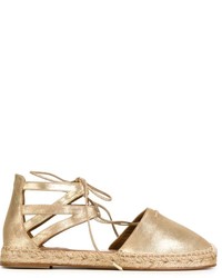 beige Leder Espadrilles von Aquazzura