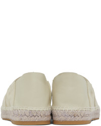 beige Leder Espadrilles von Officine Generale