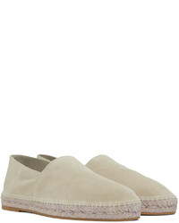 beige Leder Espadrilles von Officine Generale