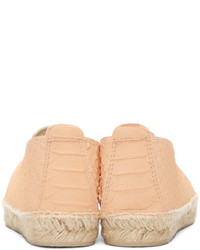 beige Leder Espadrilles von Manebi