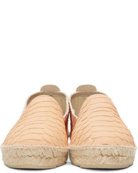 beige Leder Espadrilles von Manebi