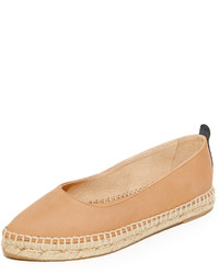 beige Leder Espadrilles von Matt Bernson