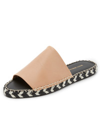 beige Leder Espadrilles von Matt Bernson