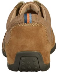 beige Leder niedrige Sneakers von camel active