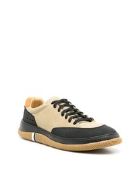 beige Leder niedrige Sneakers von OSKLEN