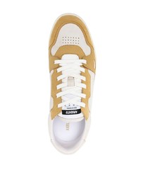 beige Leder niedrige Sneakers von Axel Arigato