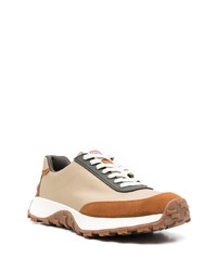 beige Leder niedrige Sneakers von Camper