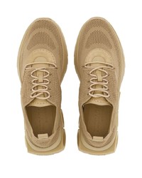 beige Leder niedrige Sneakers von Ferragamo