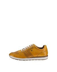 beige Leder niedrige Sneakers von GORDON & BROS