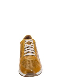 beige Leder niedrige Sneakers von GORDON & BROS