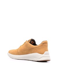 beige Leder niedrige Sneakers von Timberland