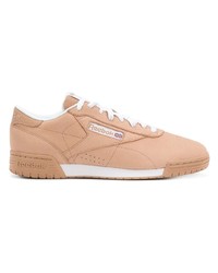 beige Leder niedrige Sneakers von Reebok