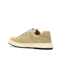 beige Leder niedrige Sneakers von OSKLEN