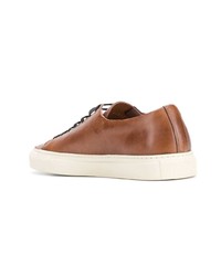 beige Leder niedrige Sneakers von Buttero