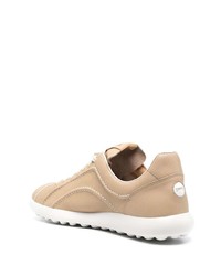 beige Leder niedrige Sneakers von Camper