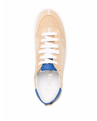 beige Leder niedrige Sneakers von Hide&Jack