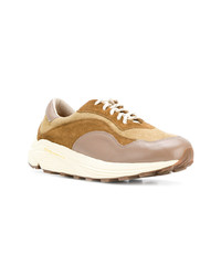 beige Leder niedrige Sneakers von Our Legacy