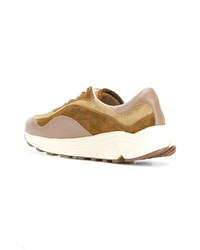 beige Leder niedrige Sneakers von Our Legacy